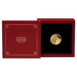 2025 1/10 oz Year of the Snake Gold Proof Coin - Lunar Series III (with Box & COA)