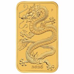 2026 1 oz Dragon Rectangular Gold Coin