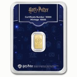 0.5 gram Harry Potter 25th Anniversary Gold Bar