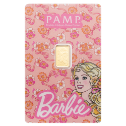 1 gram Iconic Barbie™ Gold Bar