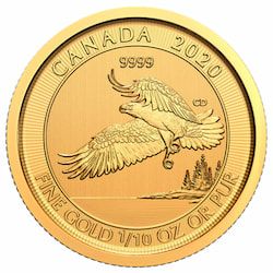 2020 1/10 oz Bald Eagle Gold Coin