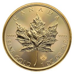 1 oz Canadian Gold Maple Leaf Coin - Random Year