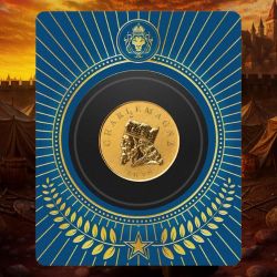 2025 1/10 oz Charlemagne Gold Coin - Commander Series