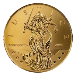 2025 1/10 oz Lady Justice Gold Coin 2025 1/10 oz Lady Justice Gold Coin