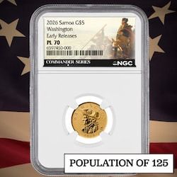 2026 NGC PL-70 1/10 oz Washington Gold Coin - Commander Series