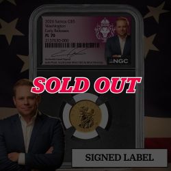 Josh Phair - 2026 NGC PL-70 1/10 oz Washington Gold Coin - Commander Series - Signed Label