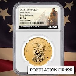 2026 NGC PL-70 1 oz Washington Gold Coin – Commander Series