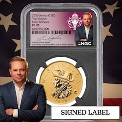 Josh Phair - 2026 NGC PL-70 1 oz Washington Gold Coin – Commander Series - Signed Label