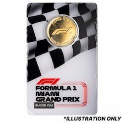 1/4 oz Formula 1® Miami Grand Prix Gold Coin - Random Year