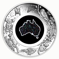 2026 1oz Silver Great Southern Land Proof Matrix Opal Coin