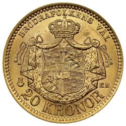 20 Kroner Swedish Gold Coin - Random Year