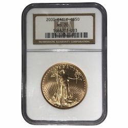 2000 1 oz NGC MS-70 Gold American Eagle