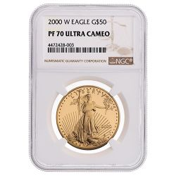 2000 NGC PF-70 1 oz American Gold Eagle Proof Coin