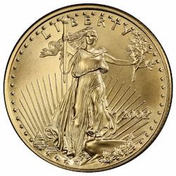 2002 1/2 oz American Gold Eagle Coin