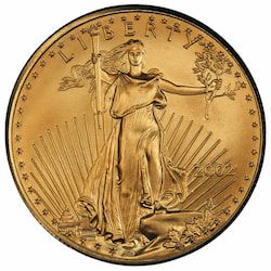 2002 1 oz American Gold Eagle Coin