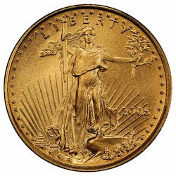 2005 1/10 oz American Eagle Gold Coin