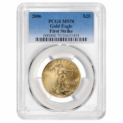 2006 PGCS MS-70 First Strikes 1/2 oz American Gold Eagle Coin