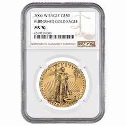 2006-W NGC MS-70 1 oz American Gold Eagle Burnished Coin