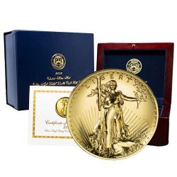 2009 (MMIX) $20 Double Eagle Ultra High Relief with Box & COA