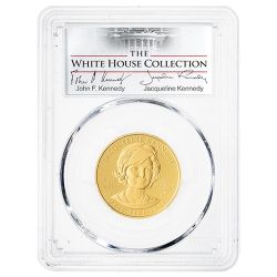2015-W PCGS PR-70 1/2 oz America First Spouse Jacqueline Kennedy Proof Gold Coin 