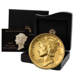 2016-W 1/10 oz Mercury Dime Centennial Gold Coin with Box & COA