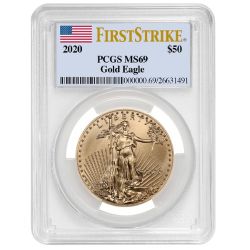 2020 1 oz PCGS MS-69 FS American Gold Eagle Coin