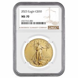 2023 NGC MS-70 1 oz American Gold Eagle Coin