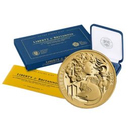 2024-W 1 oz Liberty and Britannia Proof Gold Coin w/ US Mint Box & COA