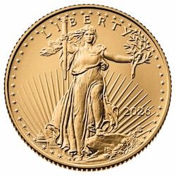 2026 1/4 oz American Gold Eagle Coin BU