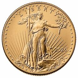 2026 1/2 oz American Gold Eagle Coin BU