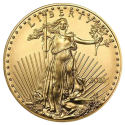 2026 1/2 oz American Gold Eagle Coin BU