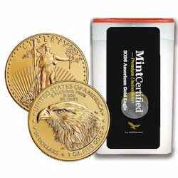 2026 1 oz American Gold Eagles MintCertified™ Premium Uncirculated | Sealed Tube
