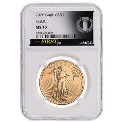 2026 NGC MS-70 FIRST30™ 1 oz American Gold Eagle Coin