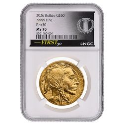 2026 NGC MS-70 FIRST30™ 1 oz American Gold Buffalo Coin 