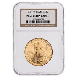 1991 NGC PF-69 1 oz American Gold Eagle Proof Coin