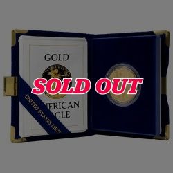 1 oz US Gold Eagle Proof Coin w/ Box and COA – Random Year
