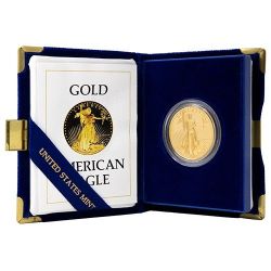 1 oz US Gold Eagle Proof Coin w/ Box and COA – Random Year