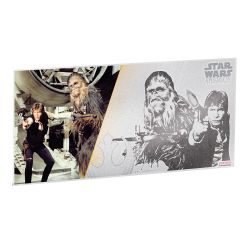 Star Wars A New Hope 5g Silver Foil - Han Solo & Chewbacca