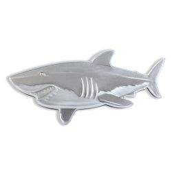 2019 1 oz Great White Shark Silver Coin - Solomon Islands (9999 Fine in Capsule)