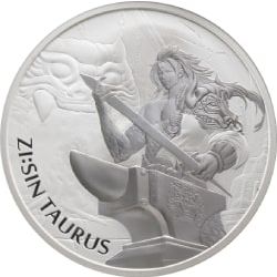 2021 1 oz South Korean ZI:SIN Taurus Silver Coin | Lowest Price