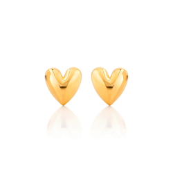 10g Nebü 24k Gold Sweetheart Earrings
