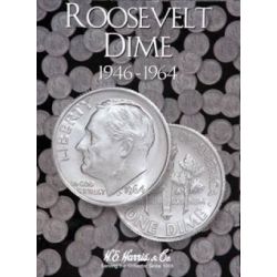 1946-1964 Roosevelt Dime Complete Set in Dansco Album