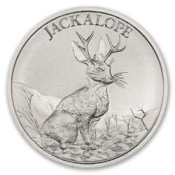 2 oz Intaglio Jackalope Silver Round | SD Bullion