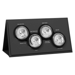 2017 American Liberty Silver 4 Medal Set | In Box with COA's