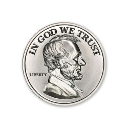 2 oz Lincoln Silver Round