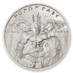 2 oz Molon Labe Type II Silver Round