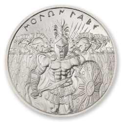 1 oz Intaglio Molon Labe Type II Silver Round | SD Bullion