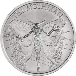 2 oz Intaglio Mint Mothman Silver Round | SD Bullion