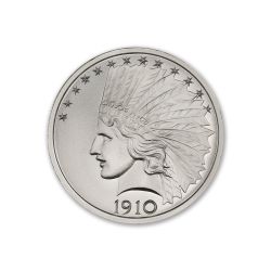 2 oz Indian Tribute Silver Round 