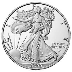 2022-S 1 oz American Silver Eagle Proof Coin with Box & COA